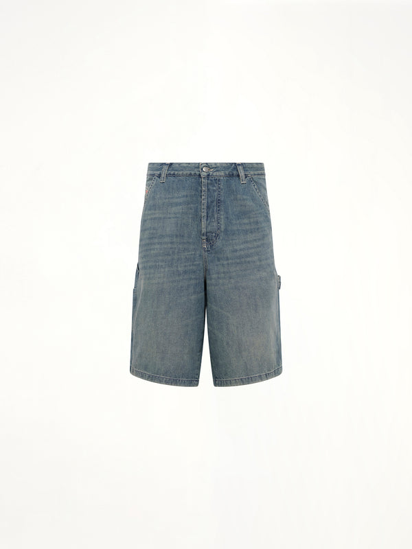 D-LIVERY-W-SHORT 라이트 블루 데님 쇼츠