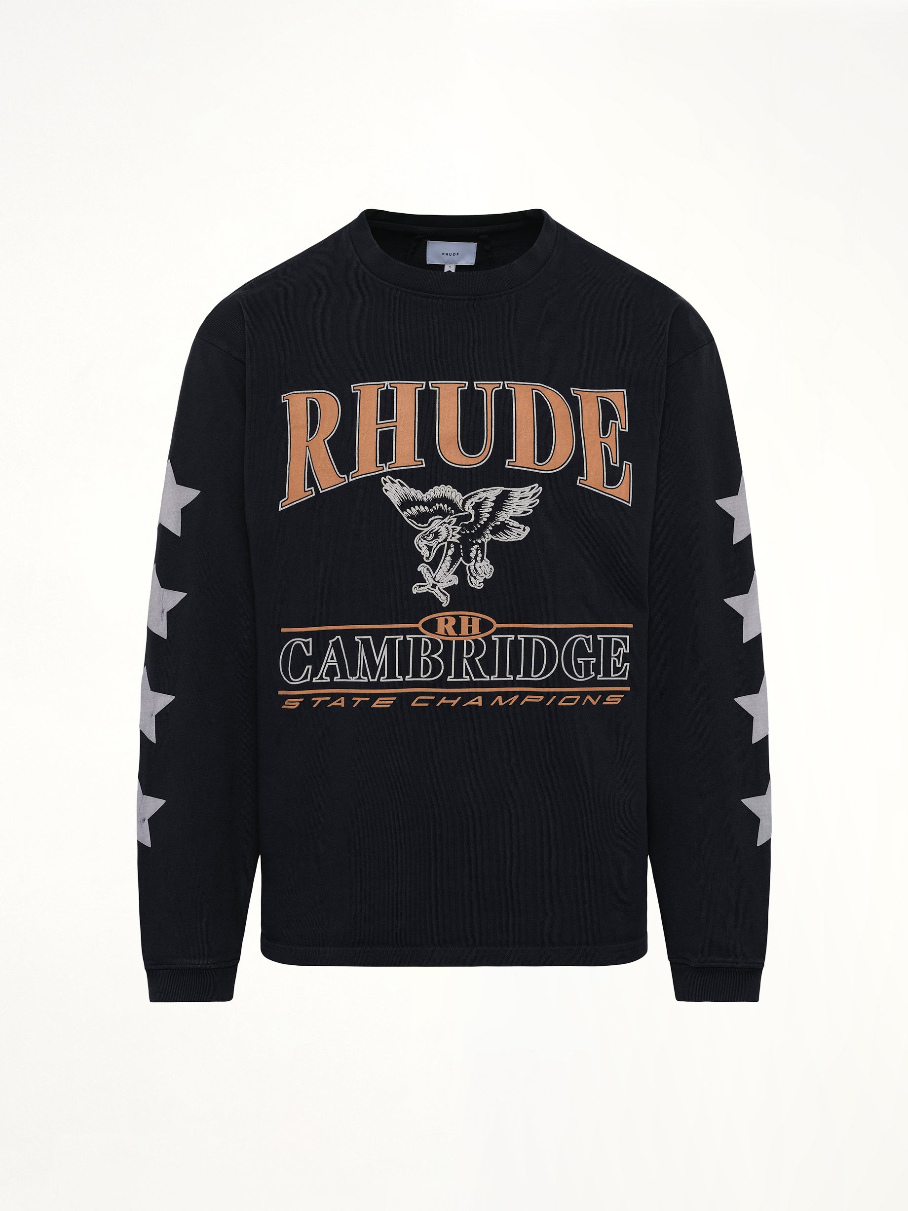 Cambridge State Champs LS T-Shirt in Vintage Black