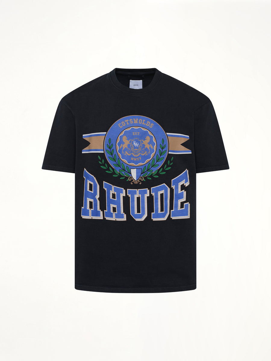 Cotswold Crest T-Shirt in Vintage Black