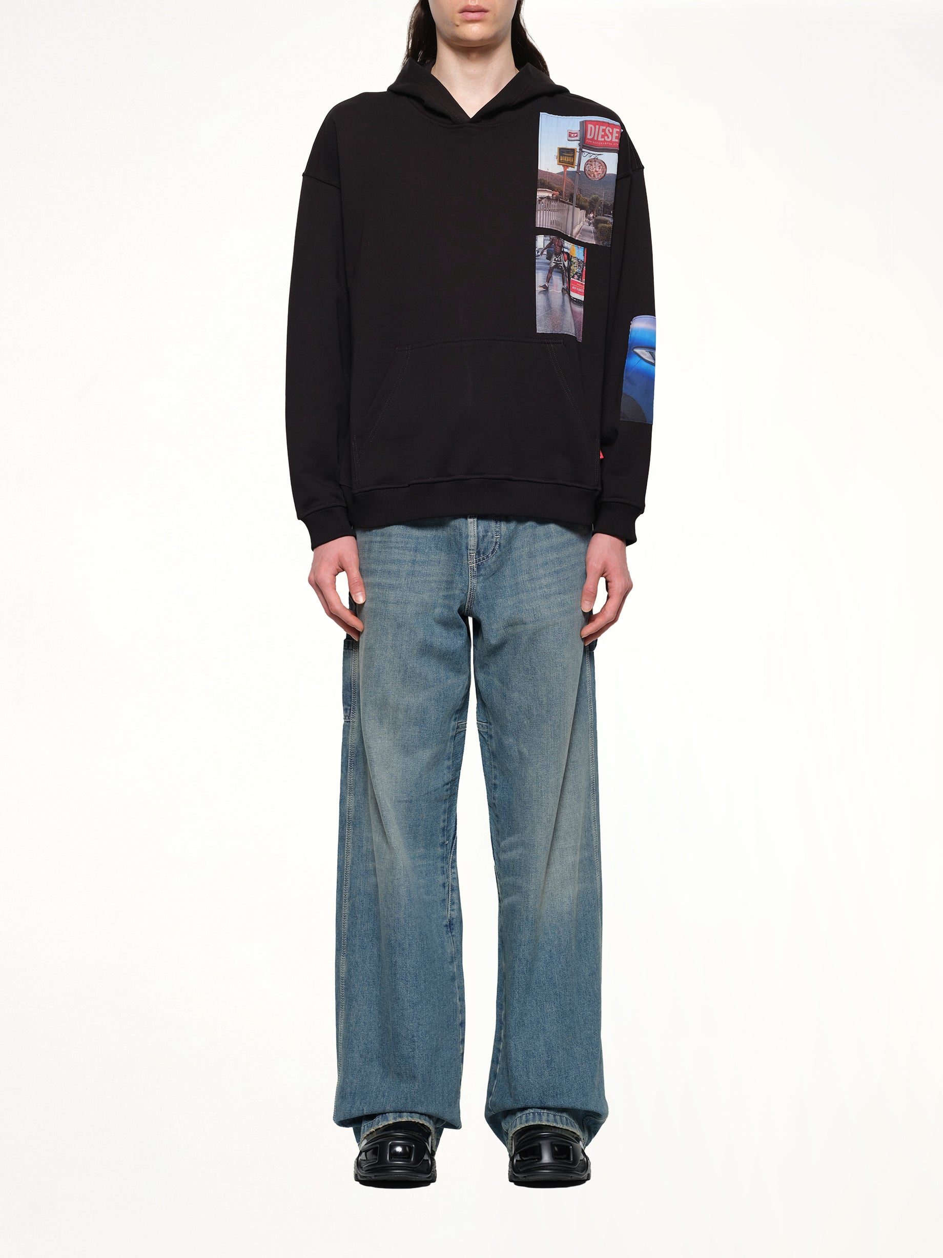 S-BOXT-HOOD-T6 Hoodie in Black