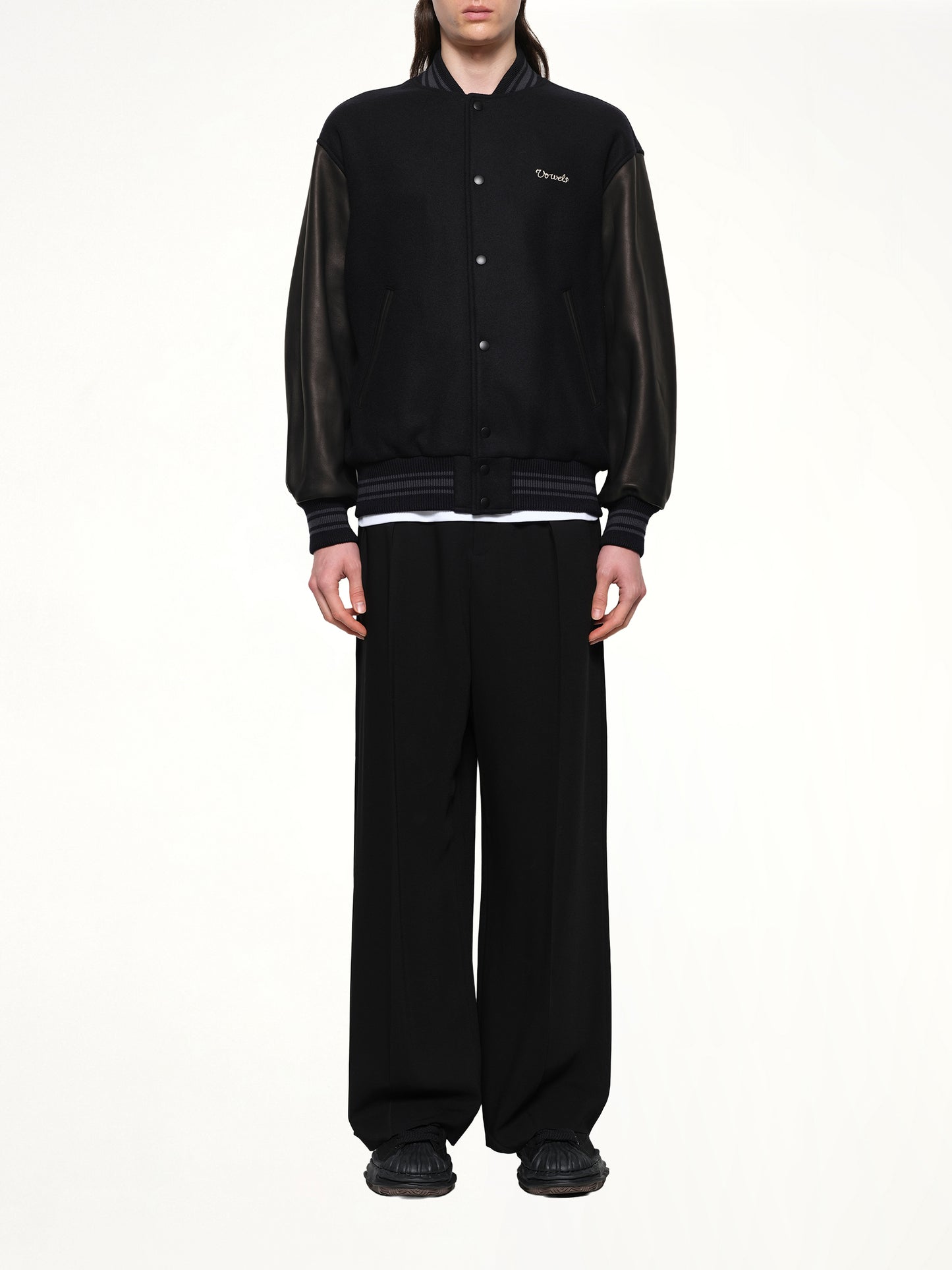 Varsity Jacket in Black