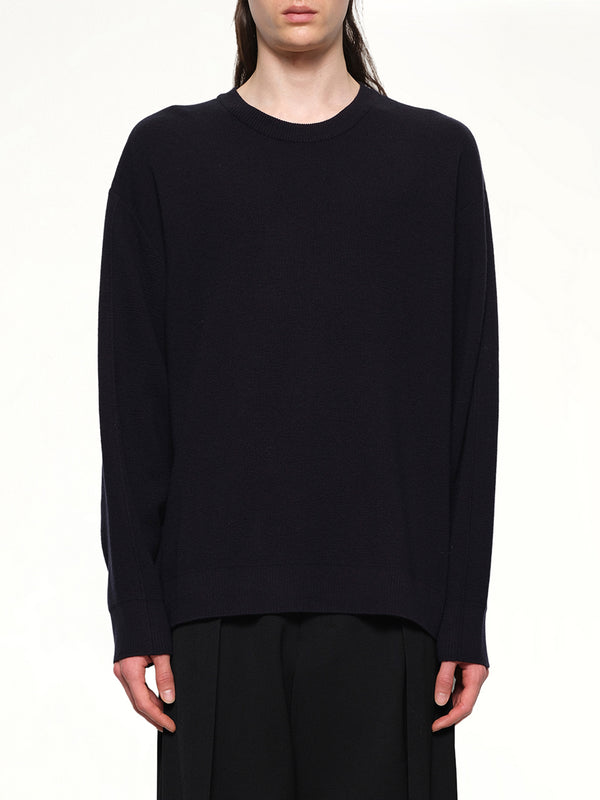 Knit Sweater in Navy