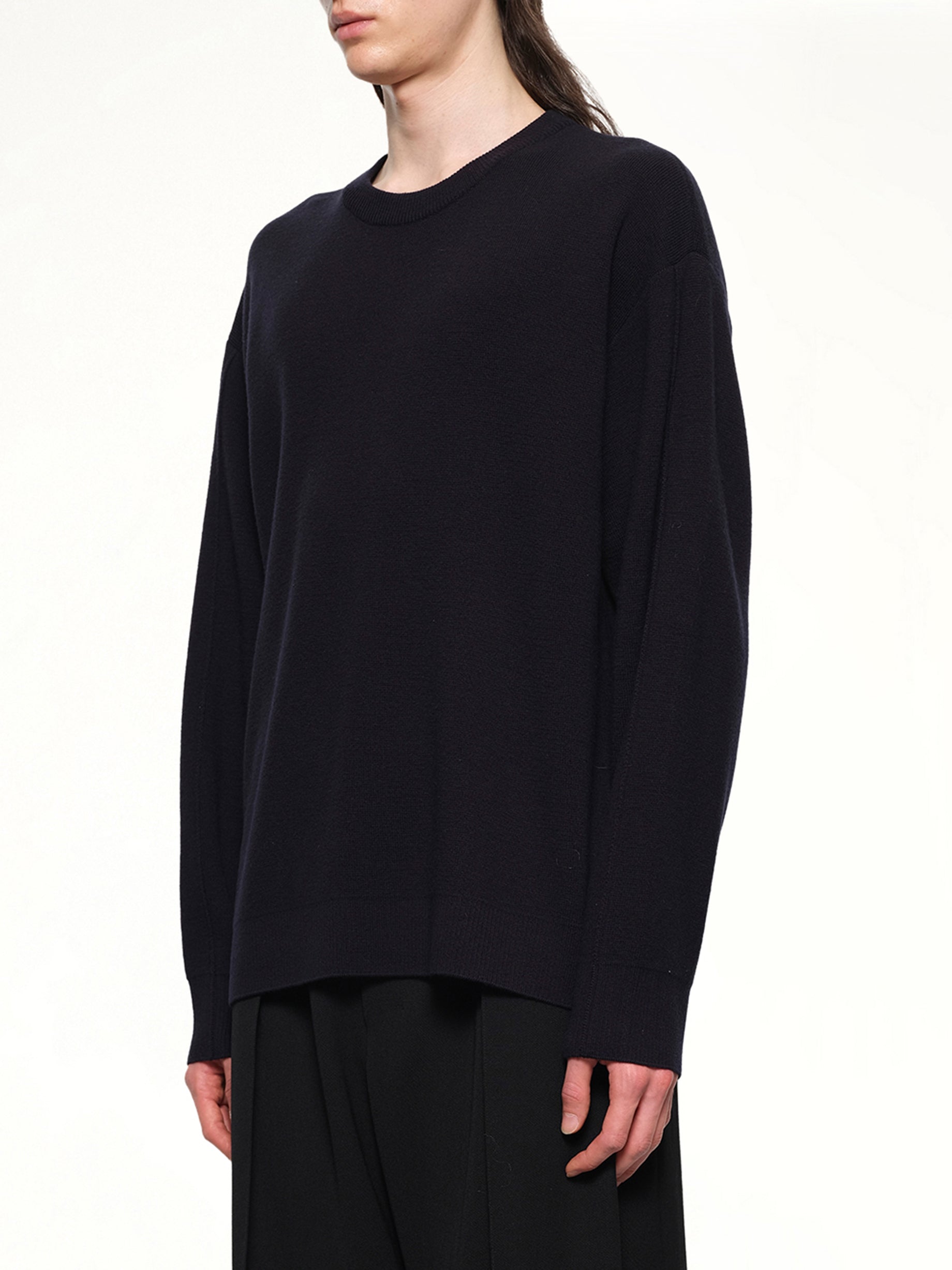 Knit Sweater in Navy