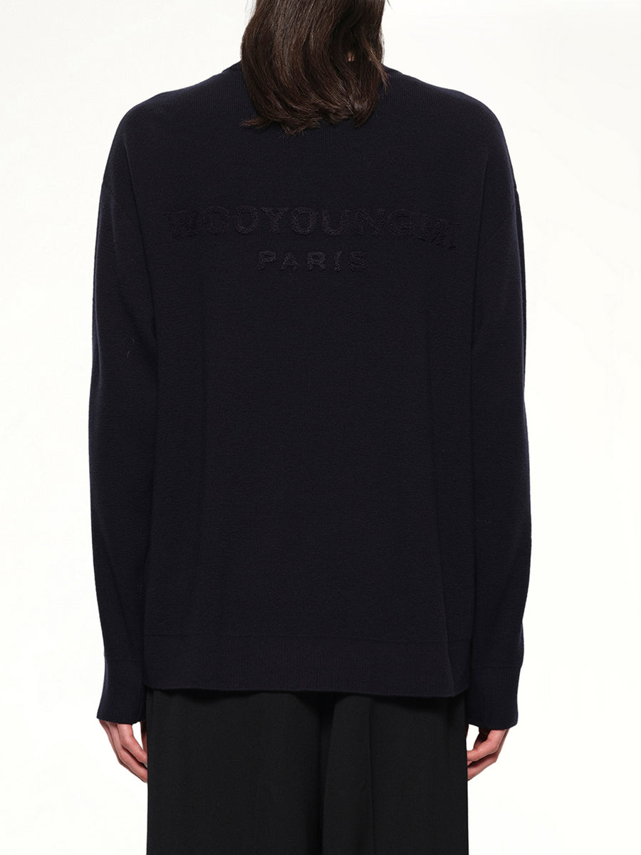 Knit Sweater in Navy