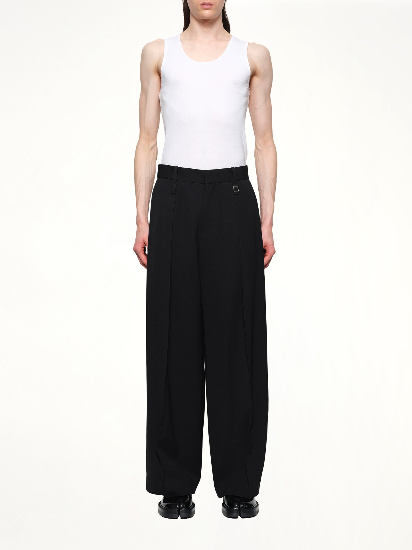 Pleated Pants in Black