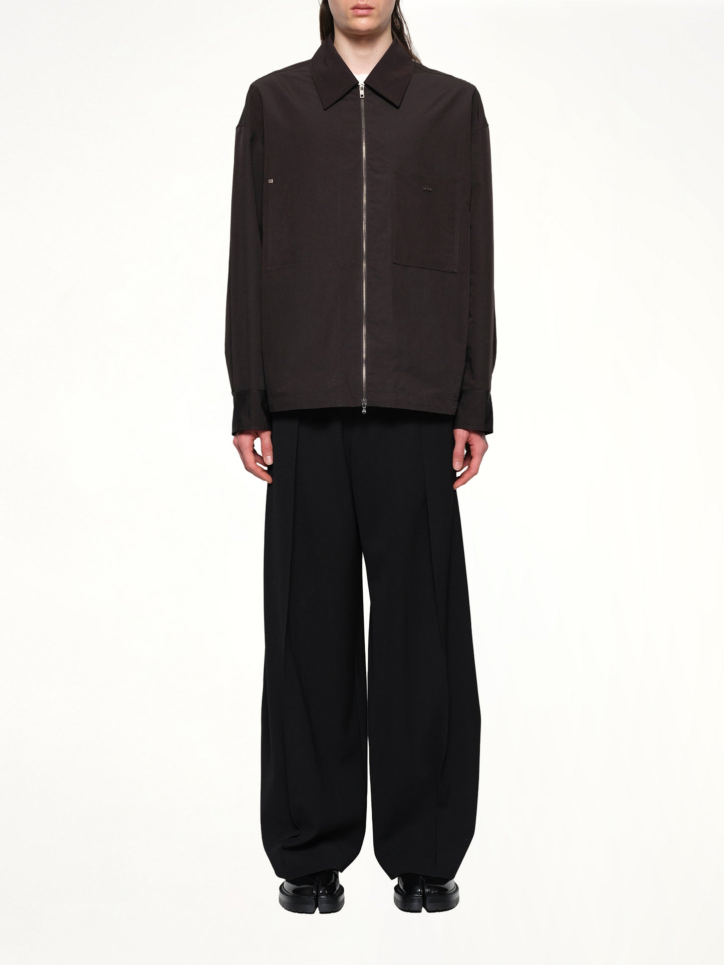 Nylon Shirt in Black