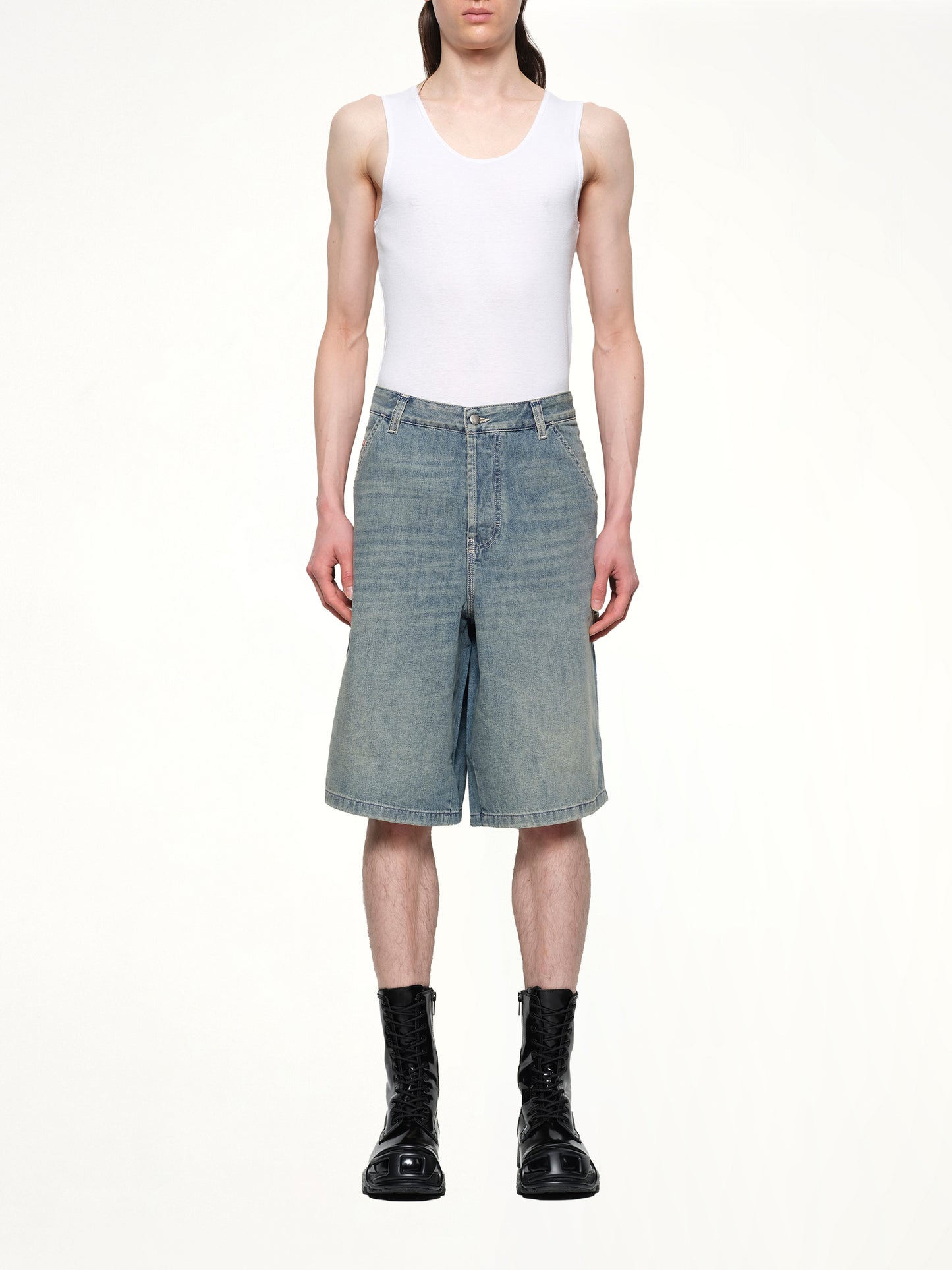 D-LIVERY-W-SHORT Denim Shorts in Light Blue