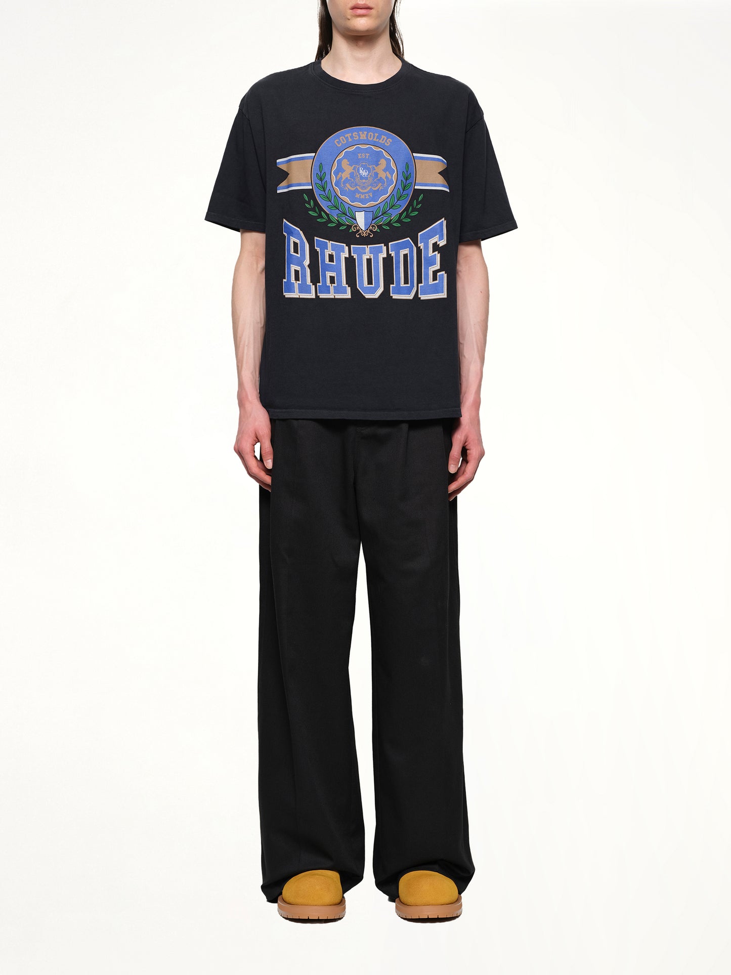 Cotswold Crest T-Shirt in Vintage Black