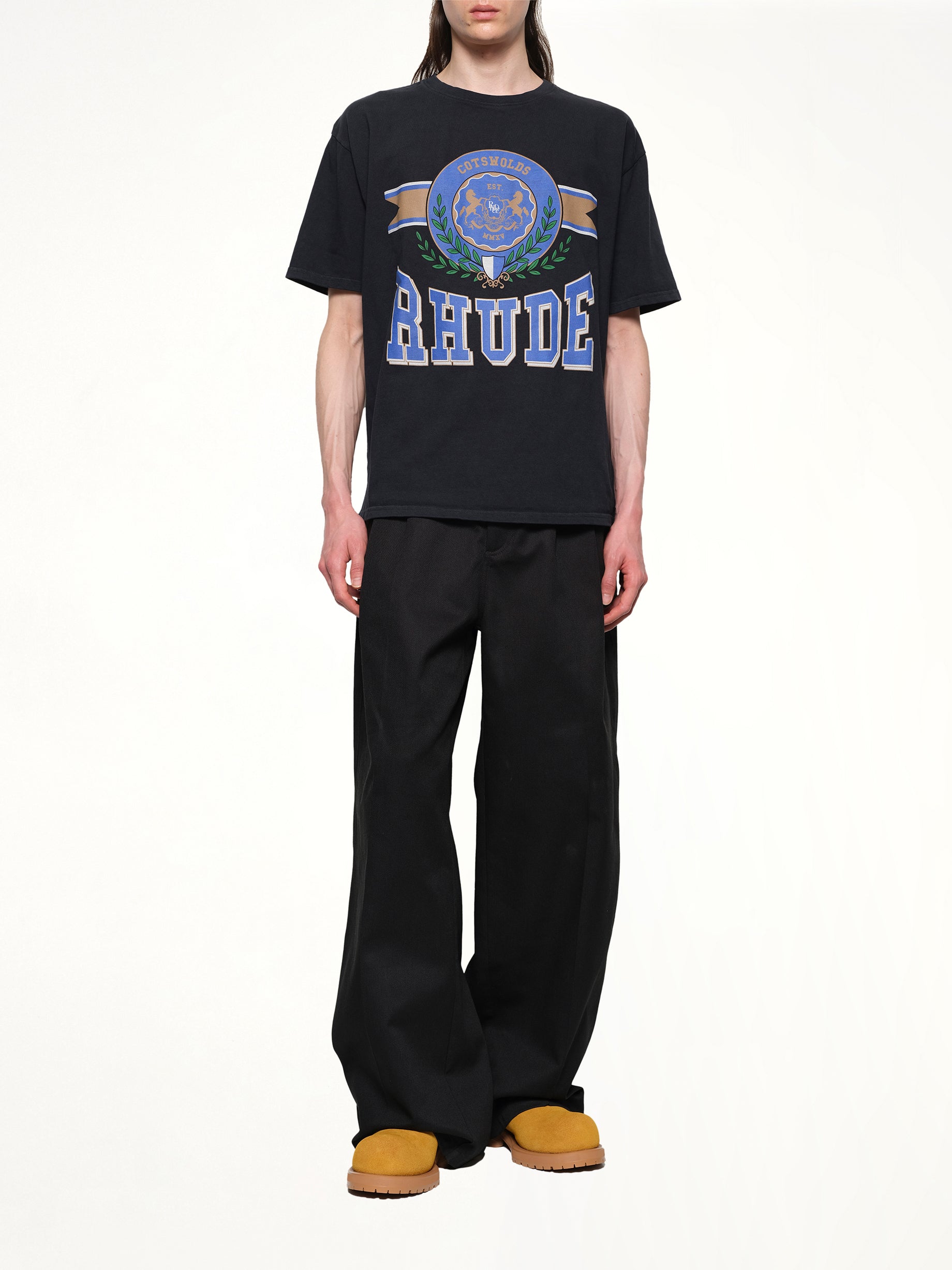 Cotswold Crest T-Shirt in Vintage Black