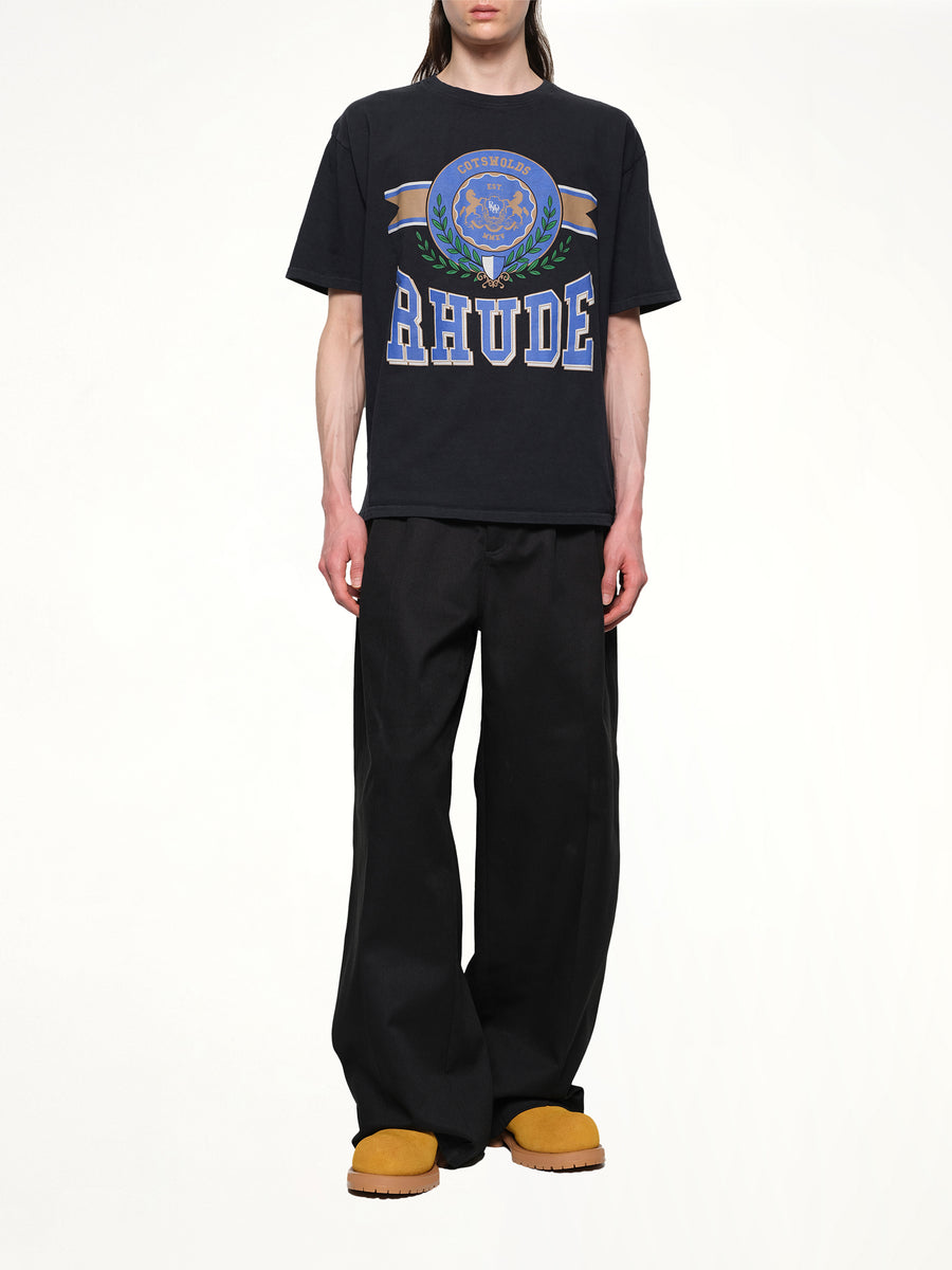 Cotswold Crest T-Shirt in Vintage Black