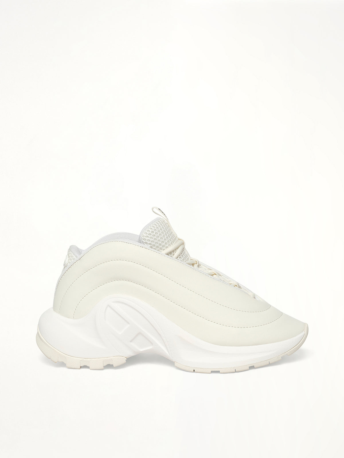 S-D-RUNNER X Sneaker in White Side View | DIESEL
