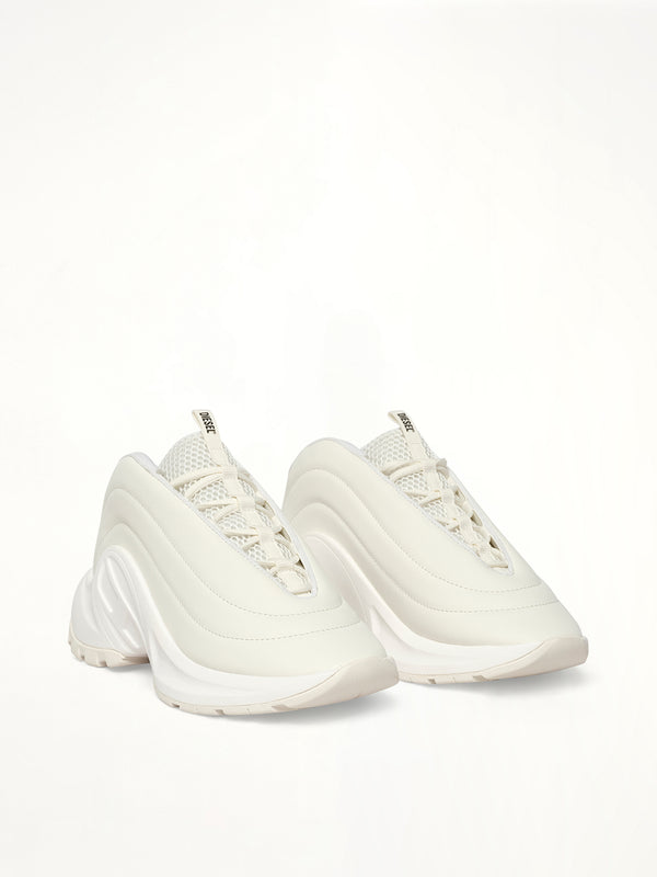 S-D-RUNNER X Sneaker in White Front View | DIESEL