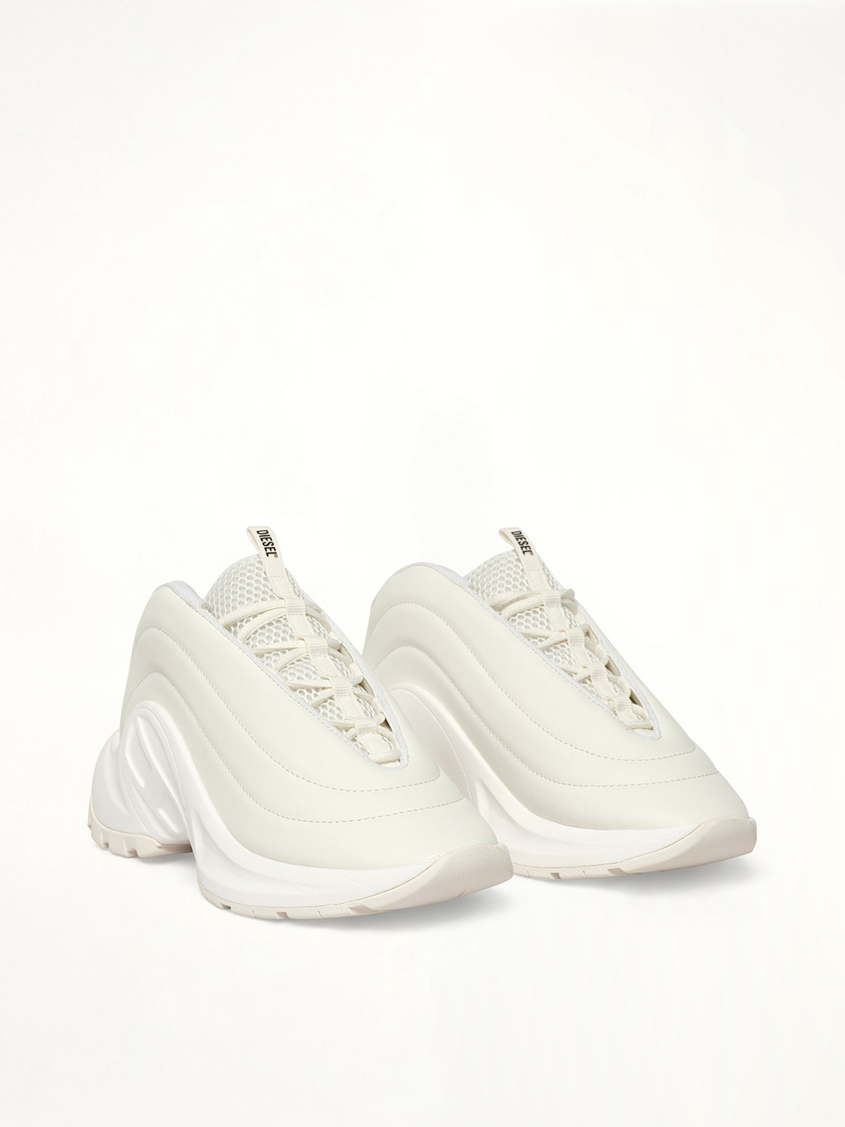 S-D-RUNNER X Sneaker in White Front View | DIESEL