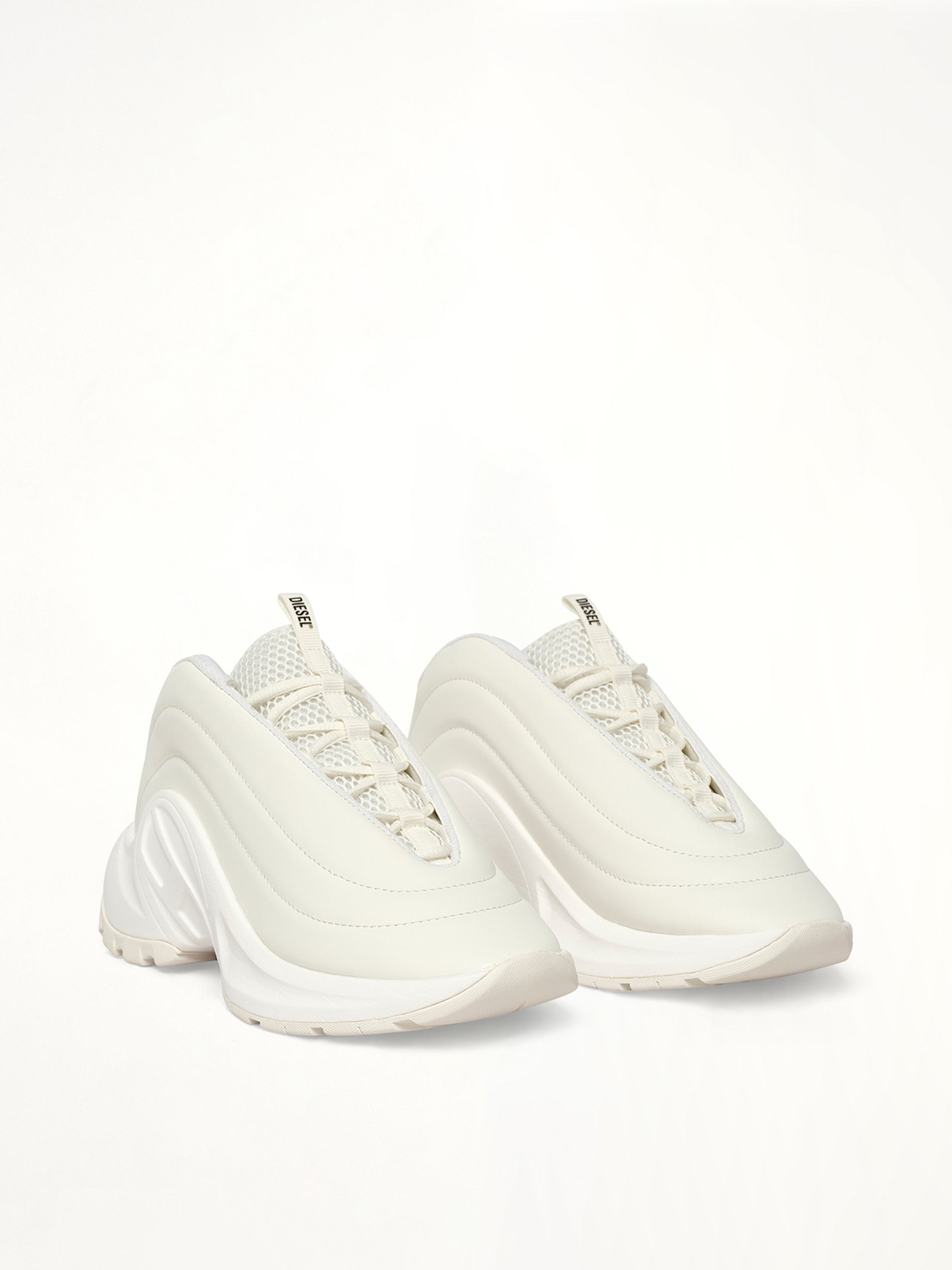 S-D-RUNNER X Sneaker in White Front View | DIESEL