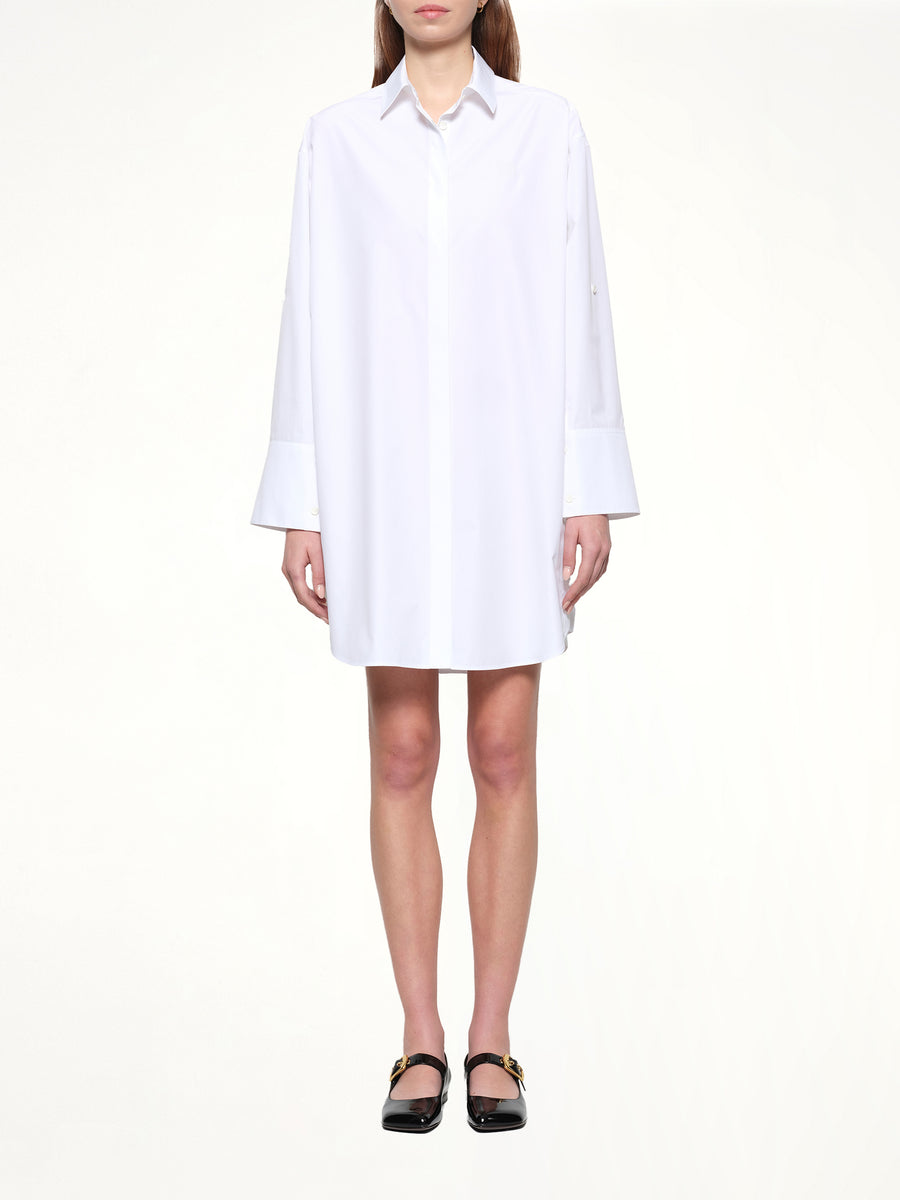 Shirt Dress in White