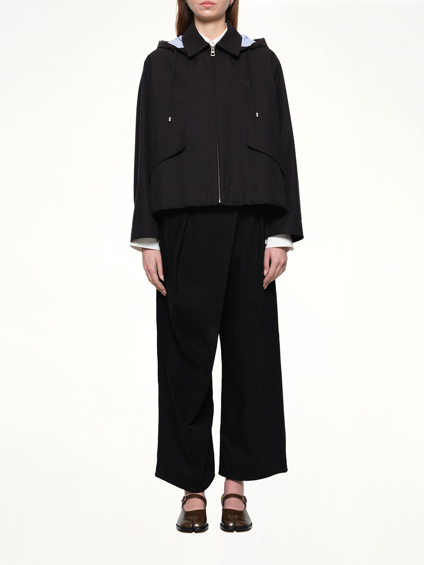 Hooded Parka in Black