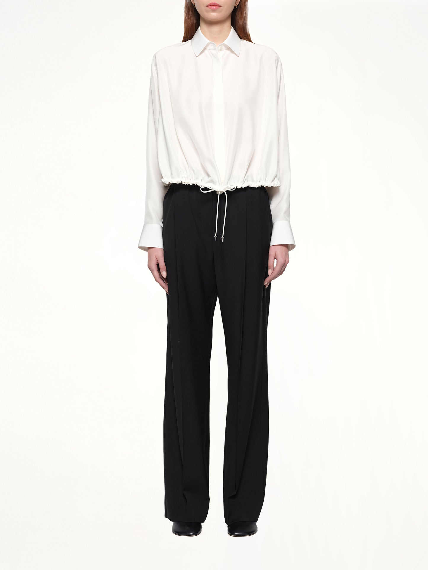 Balloon Shirt in White