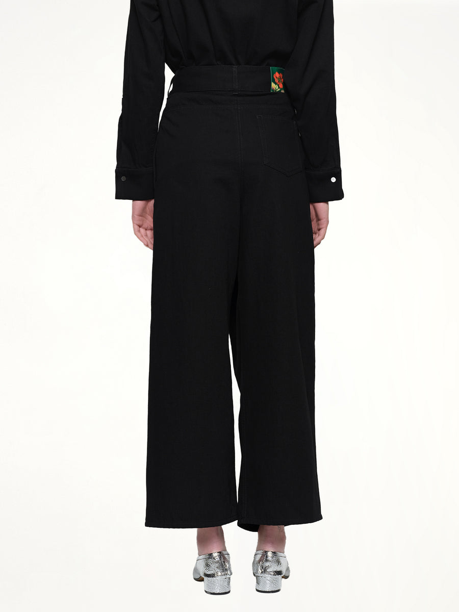Wrap Jeans AF in Black