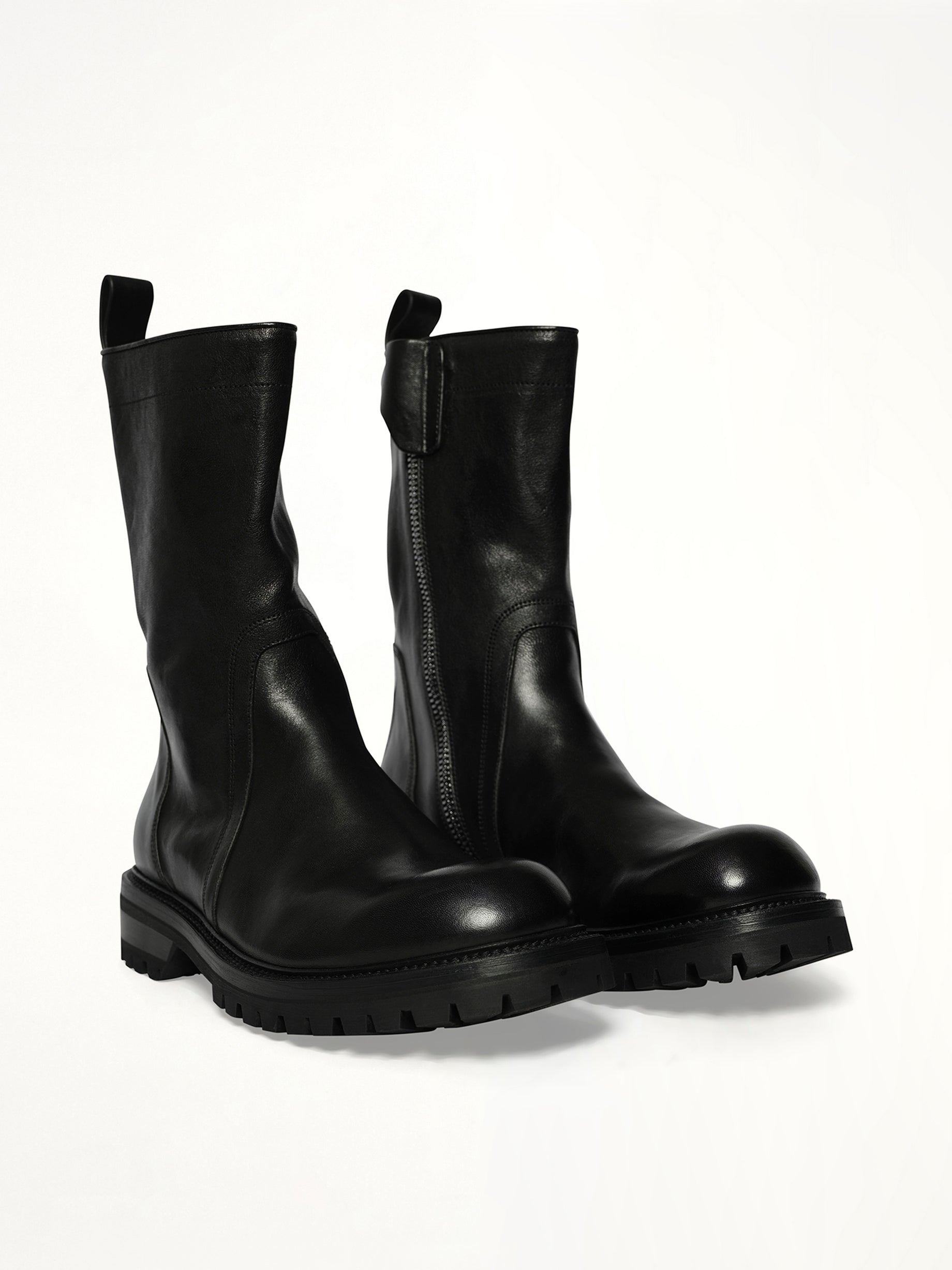 Army Creeper in Black Front View | RICK OWENS