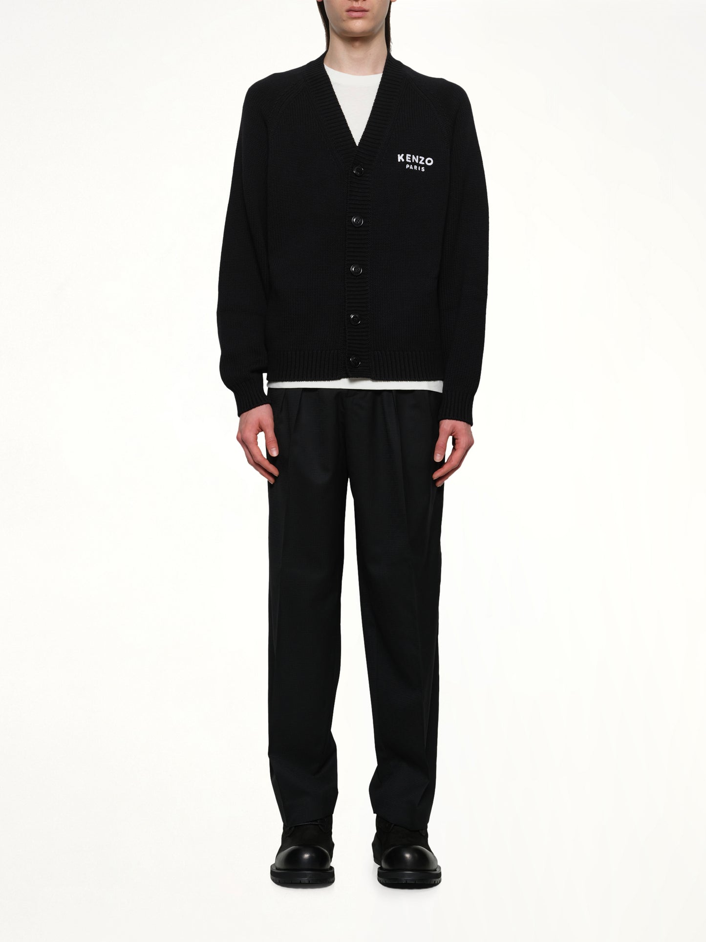 Boke Flower Cardigan in Black