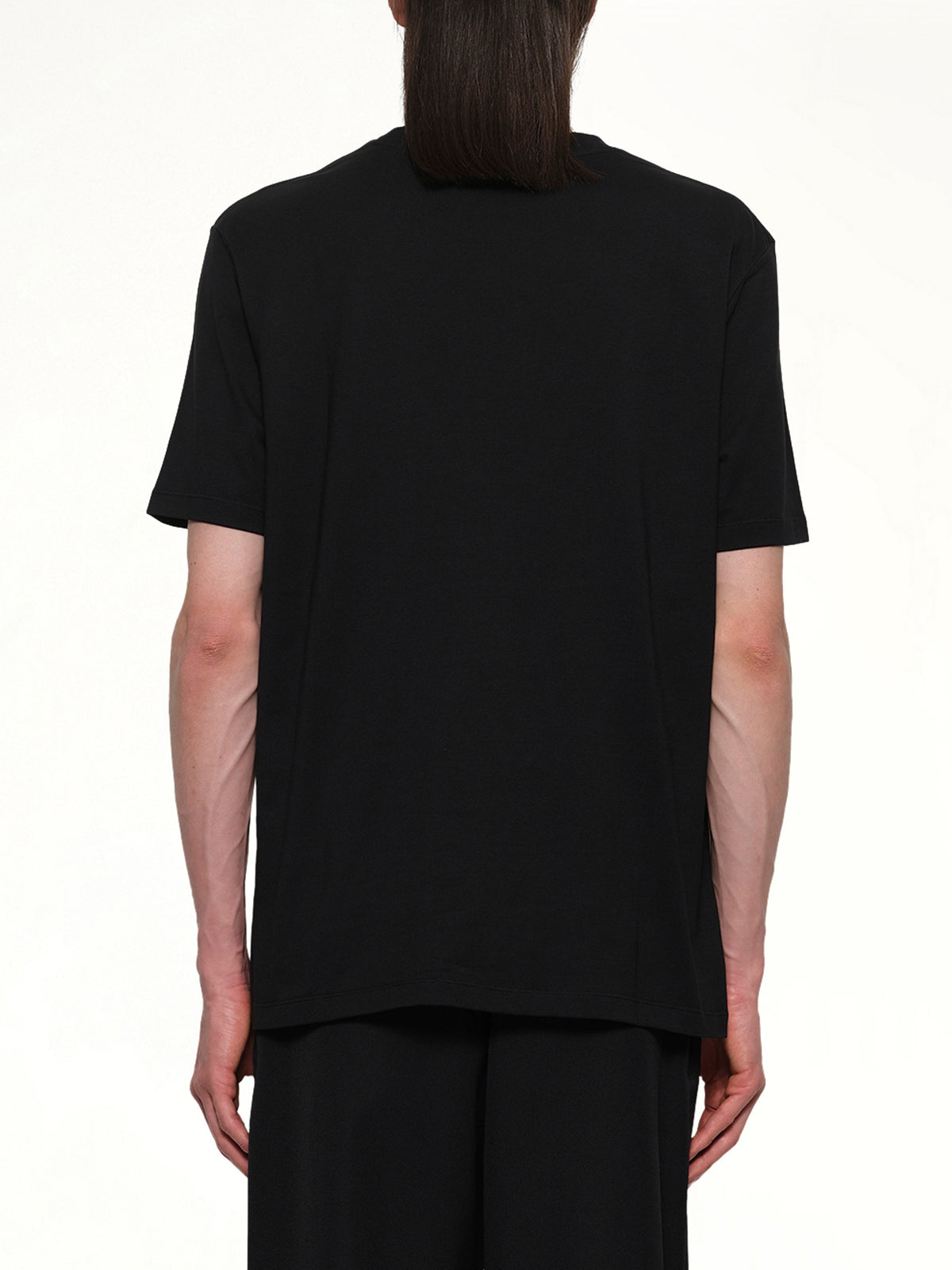 クチュール ラベル レギュラー Tシャツ イン ブラック