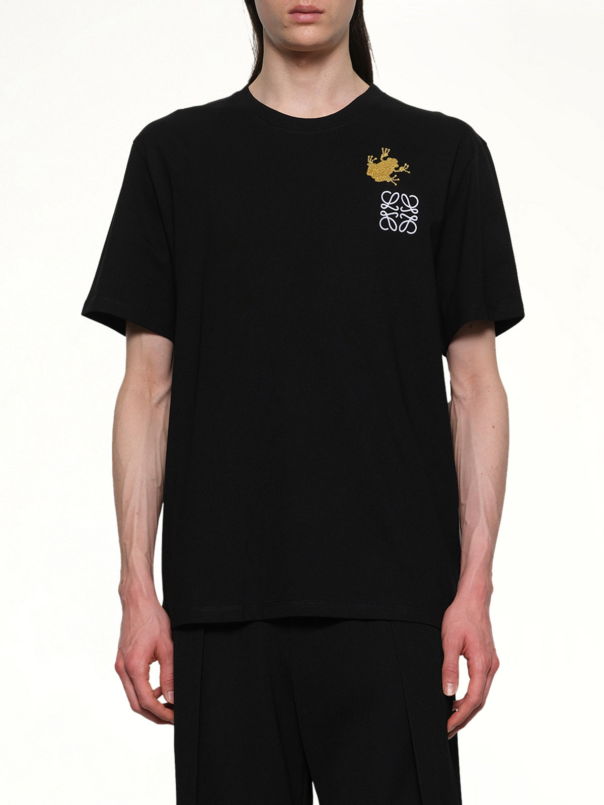 Frog Relaxed Fit T-Shirt in Black