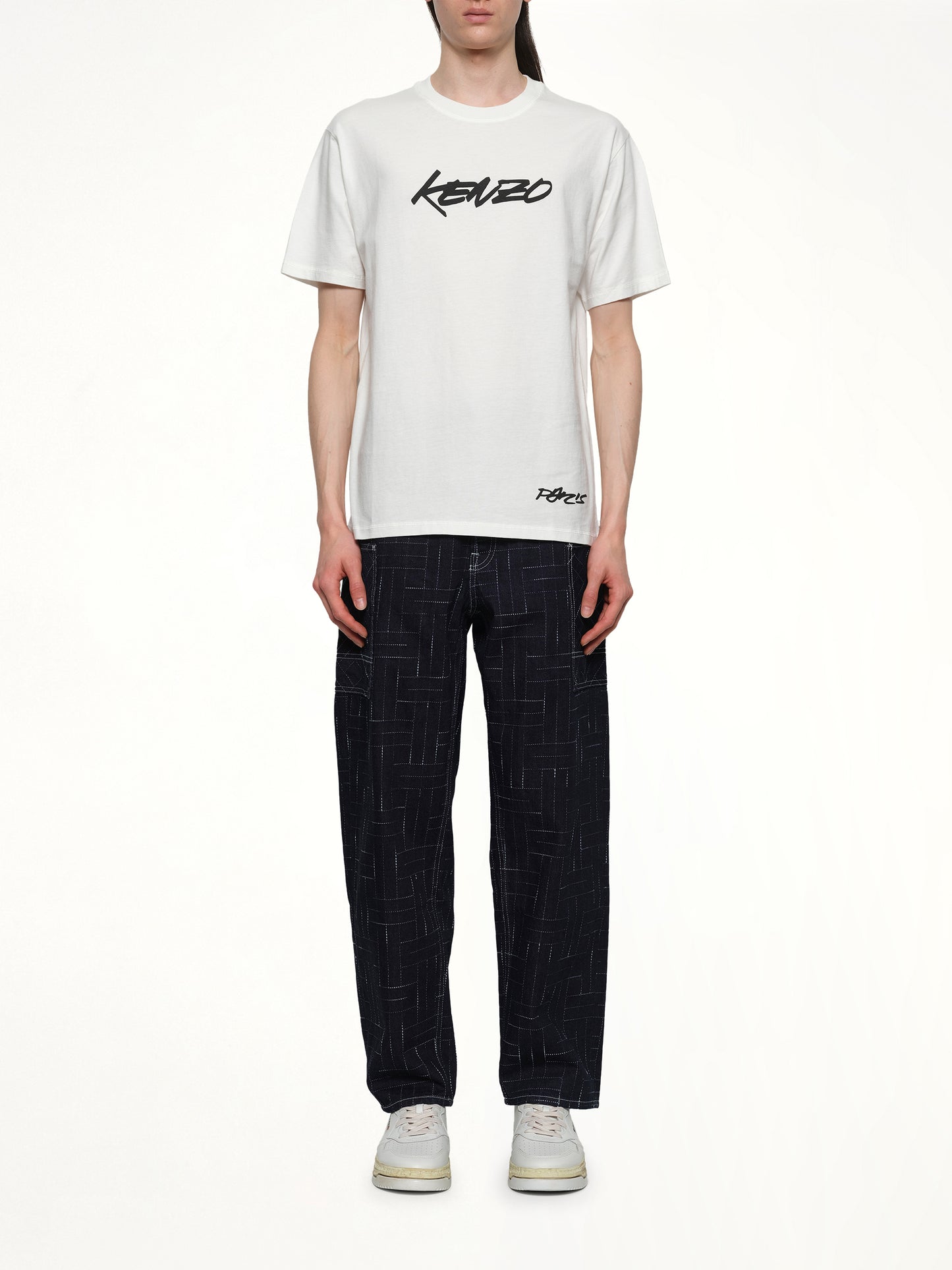 Gots Kenzo Futura Classic T-Shirt in Off White