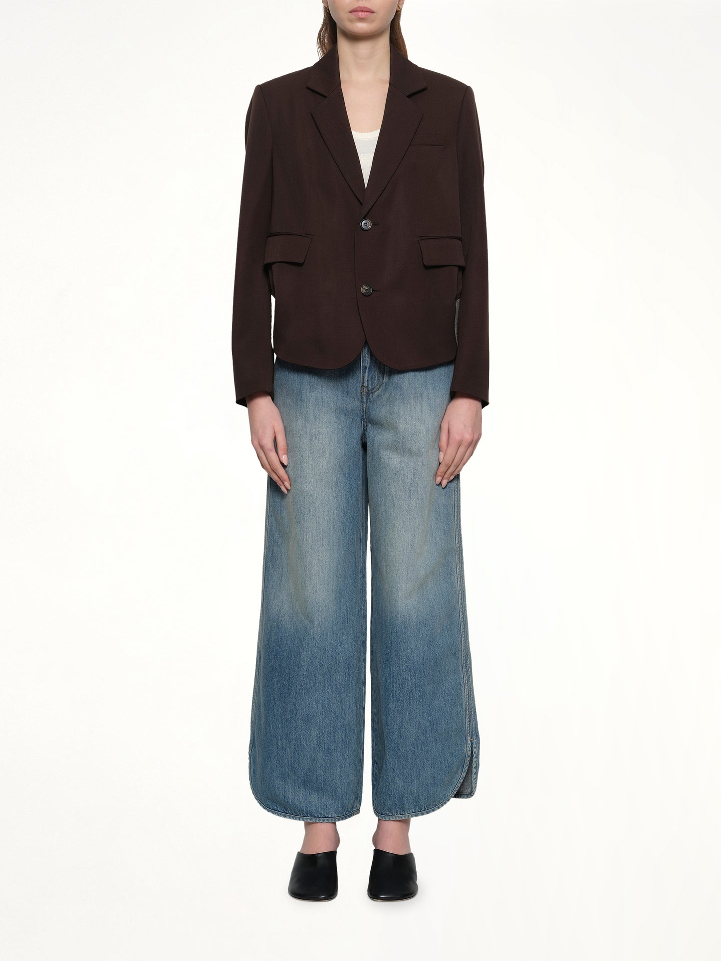 Tailored Jacket in Brown