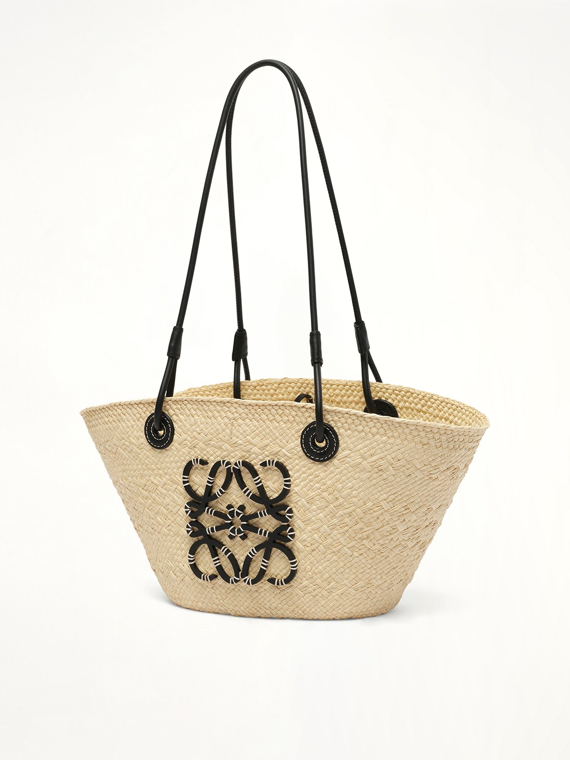 Anagram Basket 天然色/黑色小号手提包