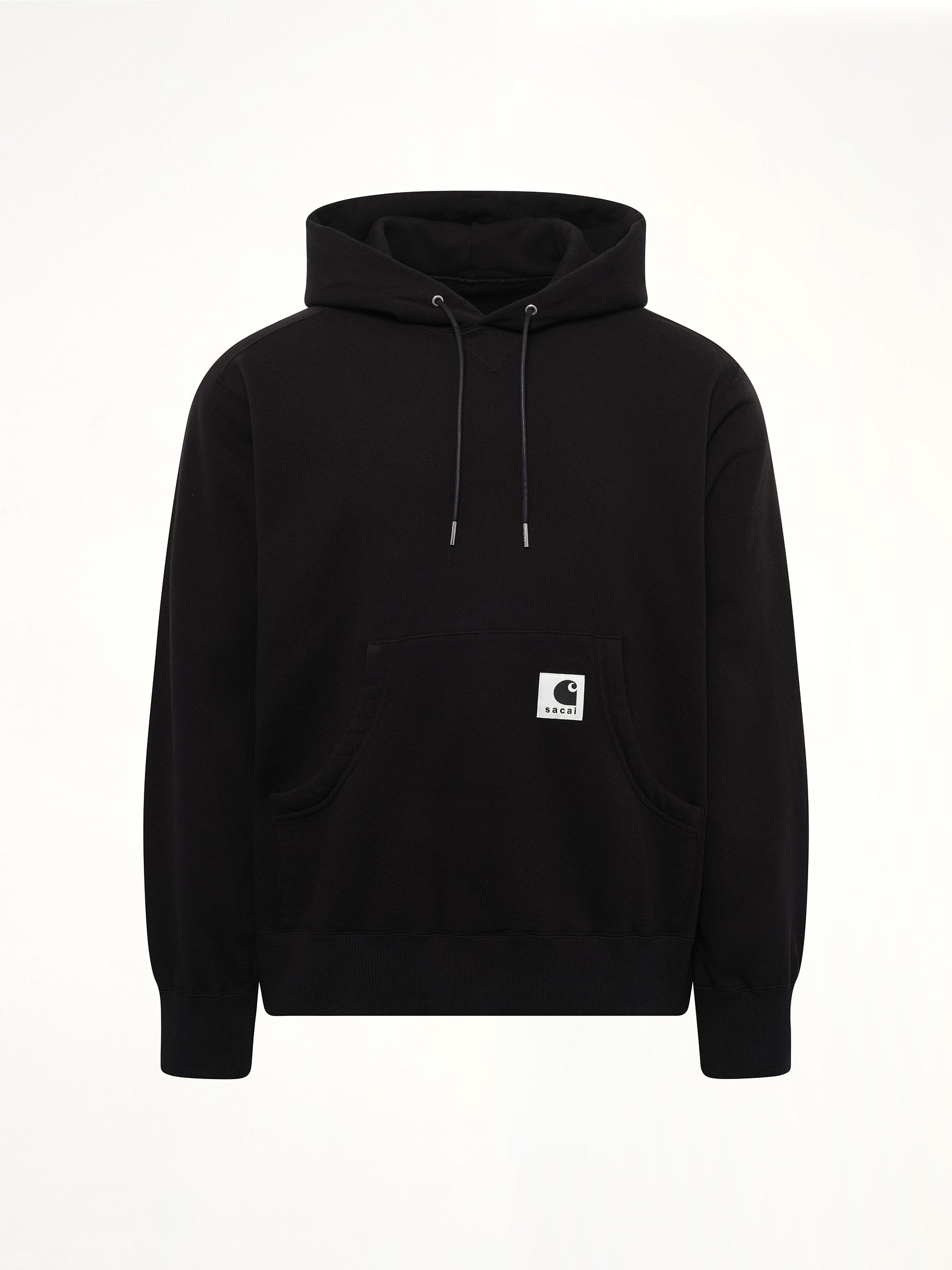 블랙 Carhartt WIP 코튼 저지 후디
