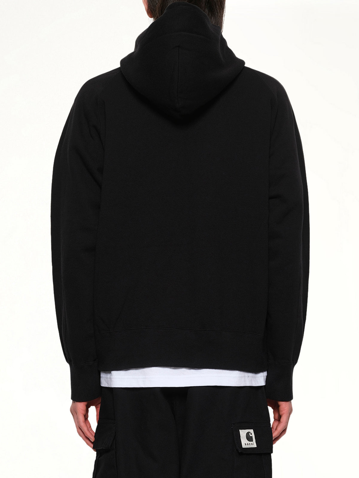 블랙 Carhartt WIP 코튼 저지 후디