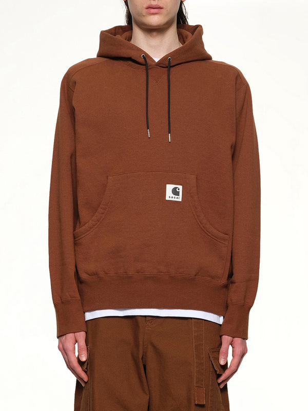 다크 베이지 Carhartt WIP 코튼 저지 후디