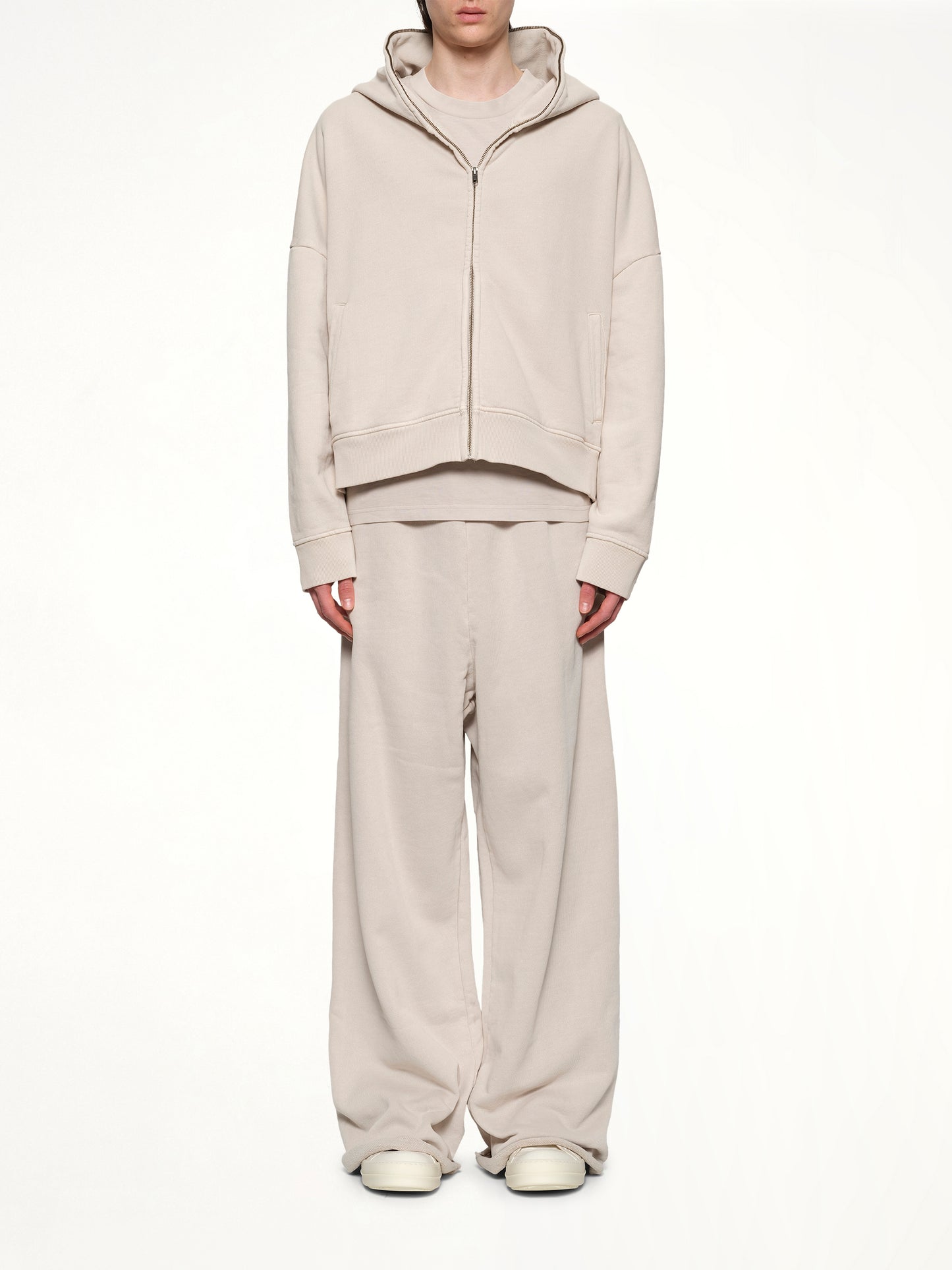 Eternal Zip Hoodie in Off White