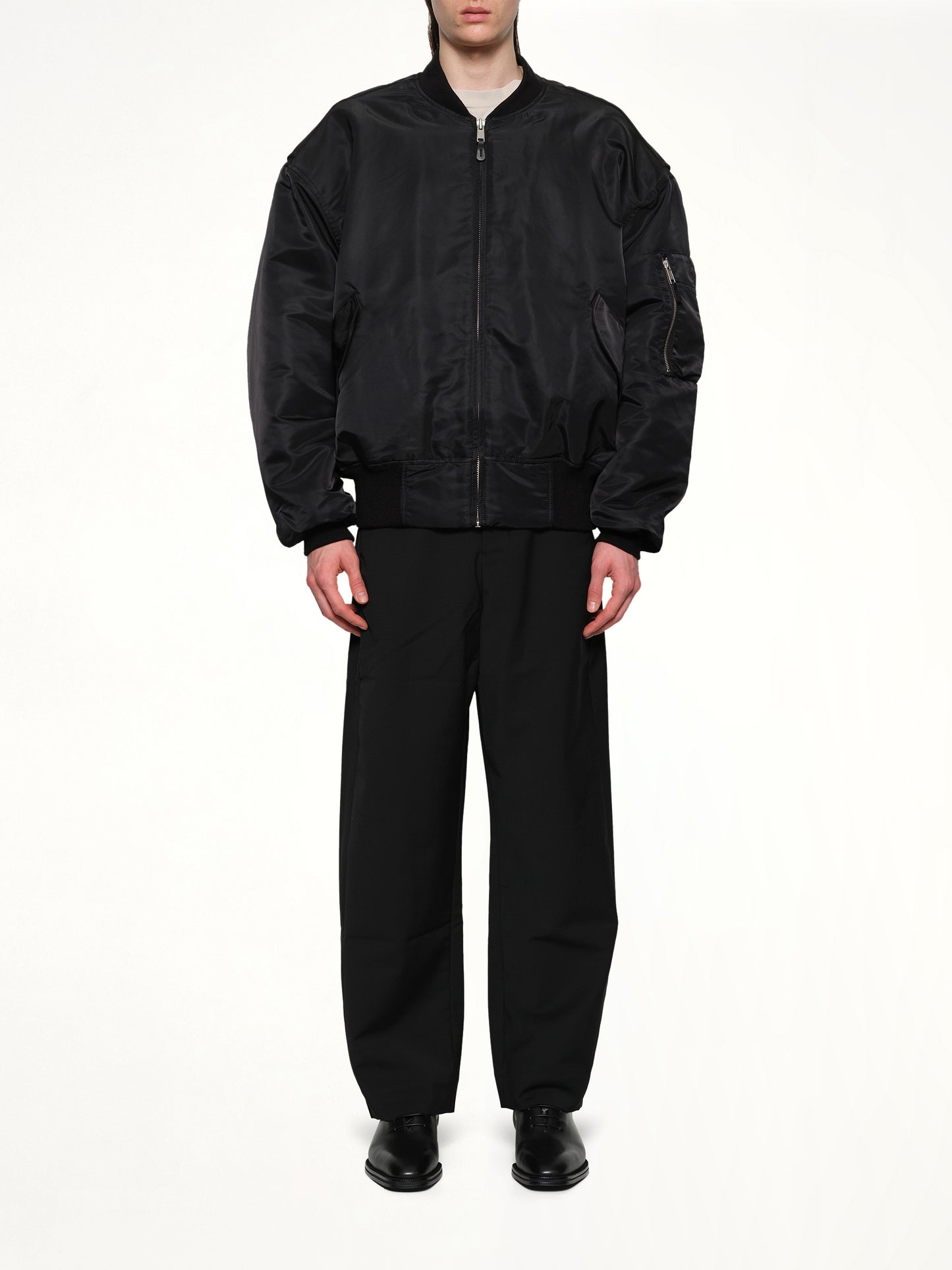 Broad Bomber Jacket in Oil