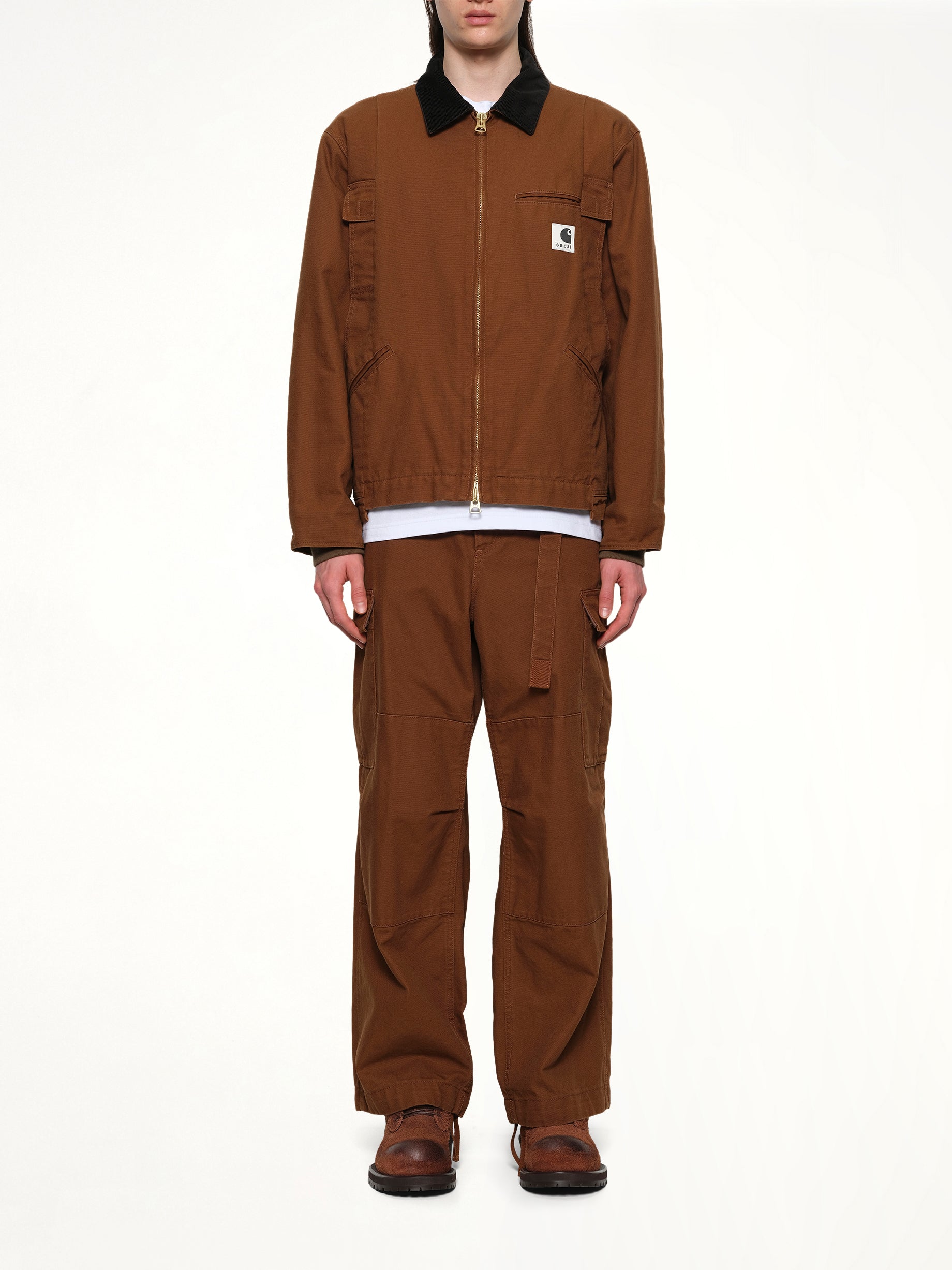 Carhartt WIP Duck Jacket in Dark Beige