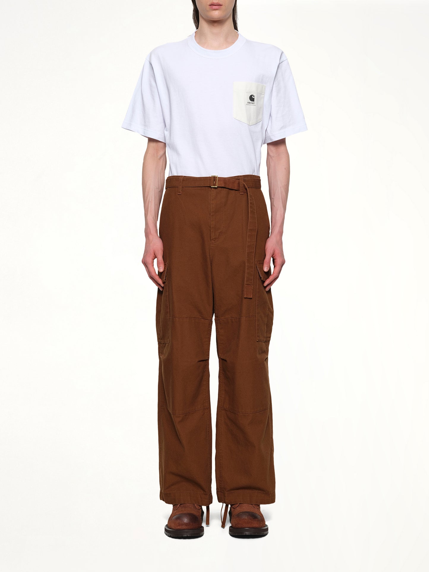 Carhartt WIP Duck Pants in Dark Beige