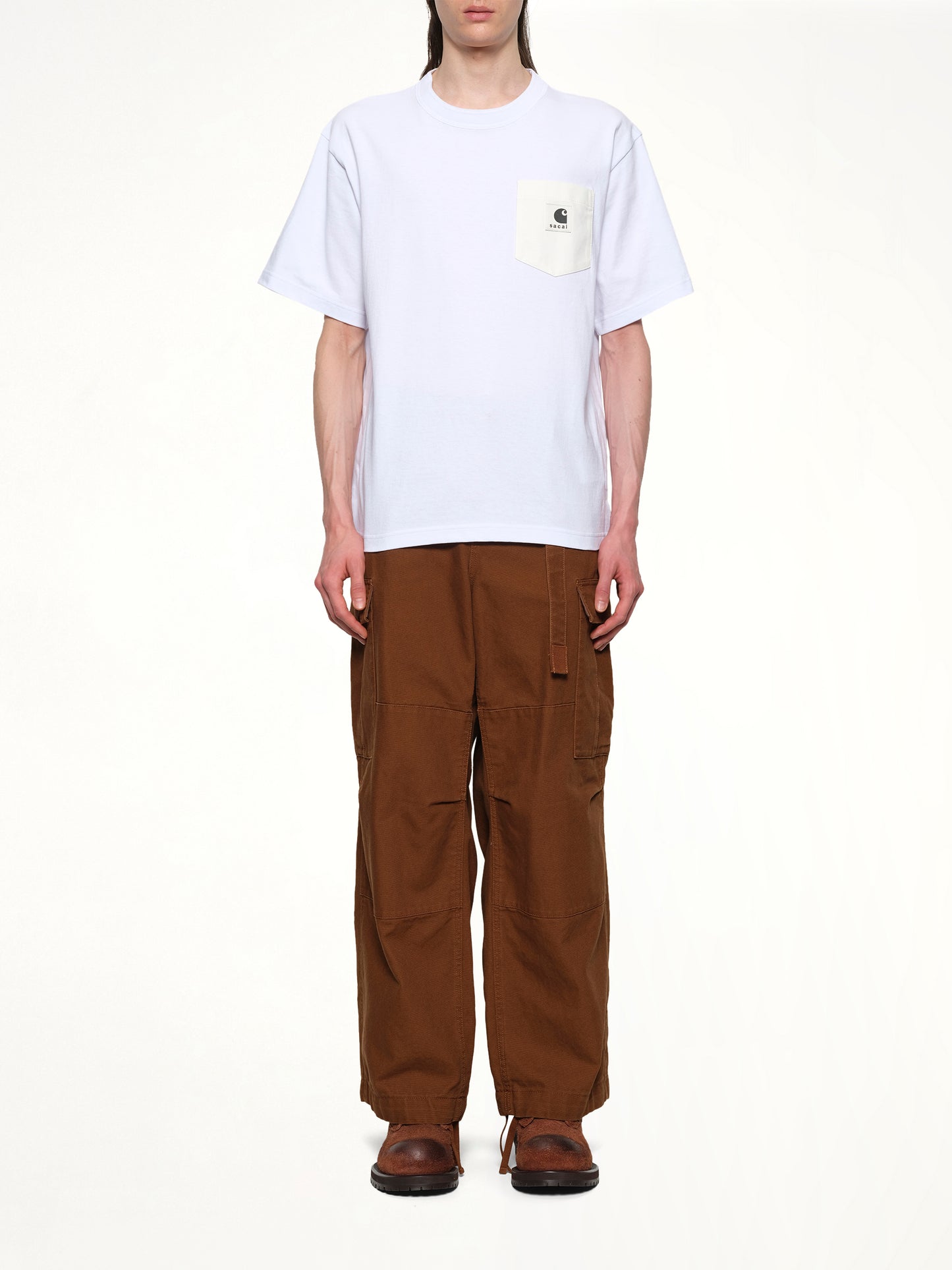 Carhartt WIP Cotton Jersey T-Shirt in White