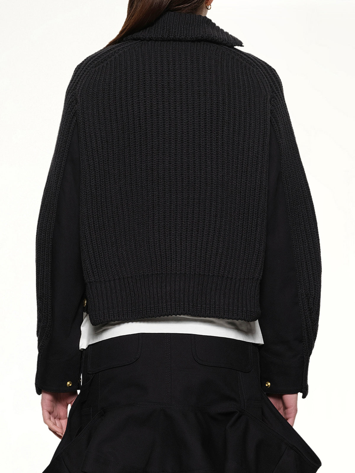Carhartt WIP Duck x Wool Knit Blouson in Black