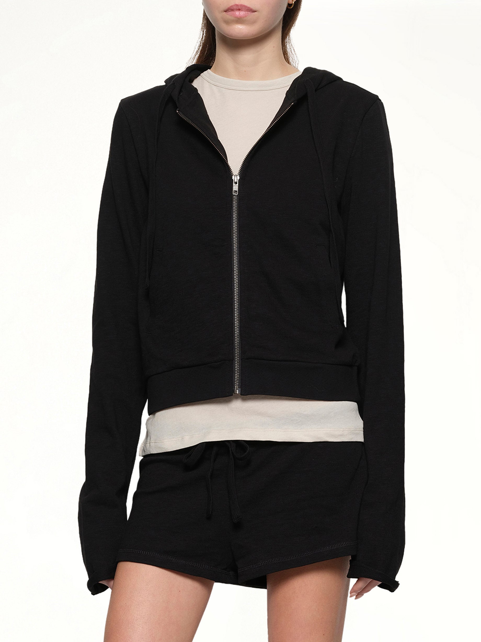 Lightweight Micro Shorts in Black