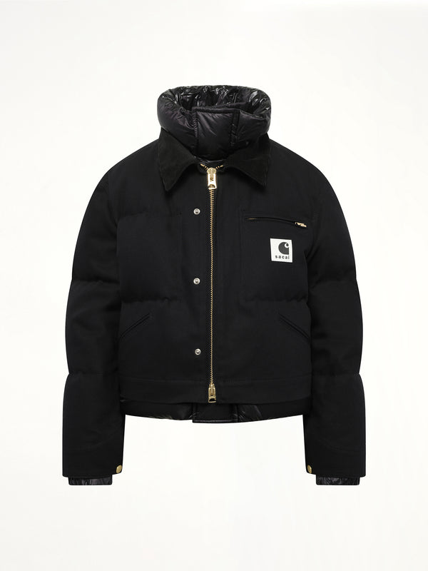 블랙 Carhartt WIP 덕 패딩 재킷