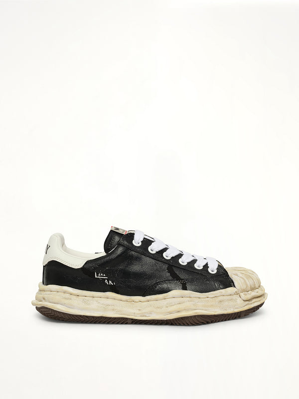 Blakey OG Torn Sneaker in Black Side View | MAISON MIHARA YASUHIRO