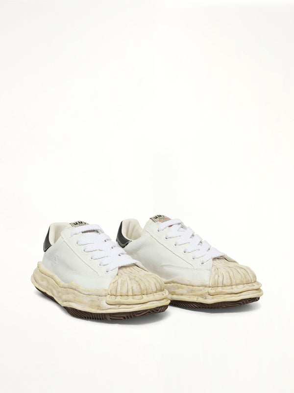 Blakey OG Torn Sneaker in White Front View | MAISON MIHARA YASUHIRO