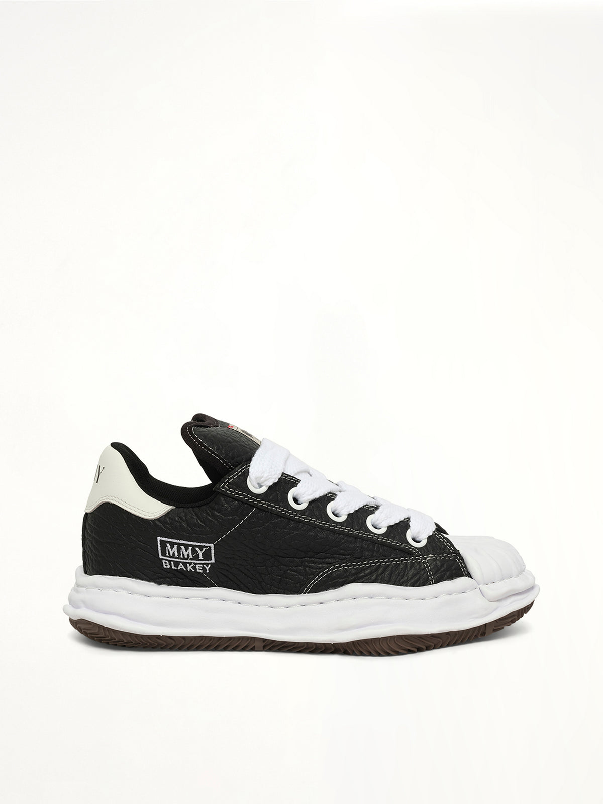 Blakey Puffer OG Sneaker in Black Side View | MAISON MIHARA YASUHIRO