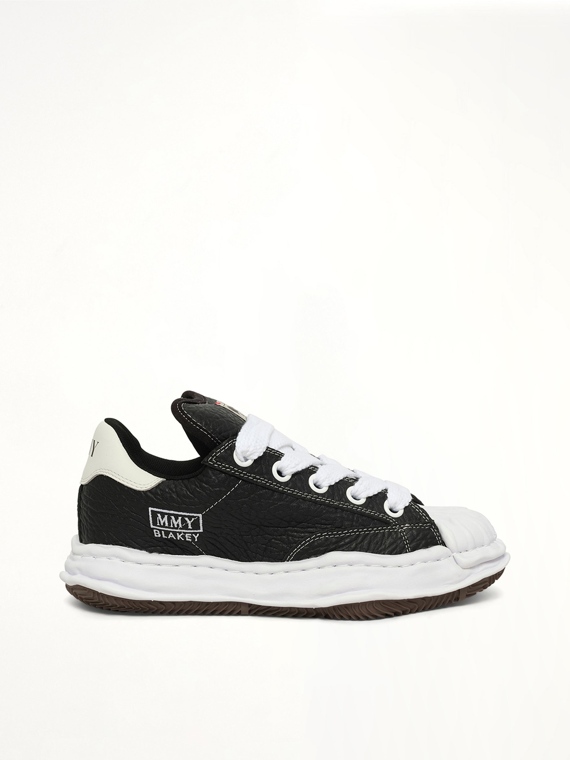 Blakey Puffer OG Sneaker in Black Side View | MAISON MIHARA YASUHIRO