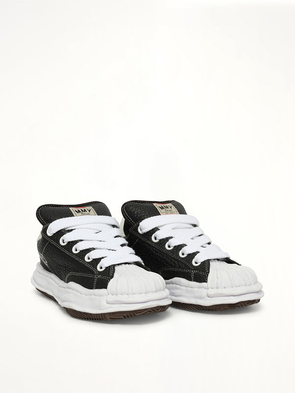 Blakey Puffer OG Sneaker in Black Front View | MAISON MIHARA YASUHIRO
