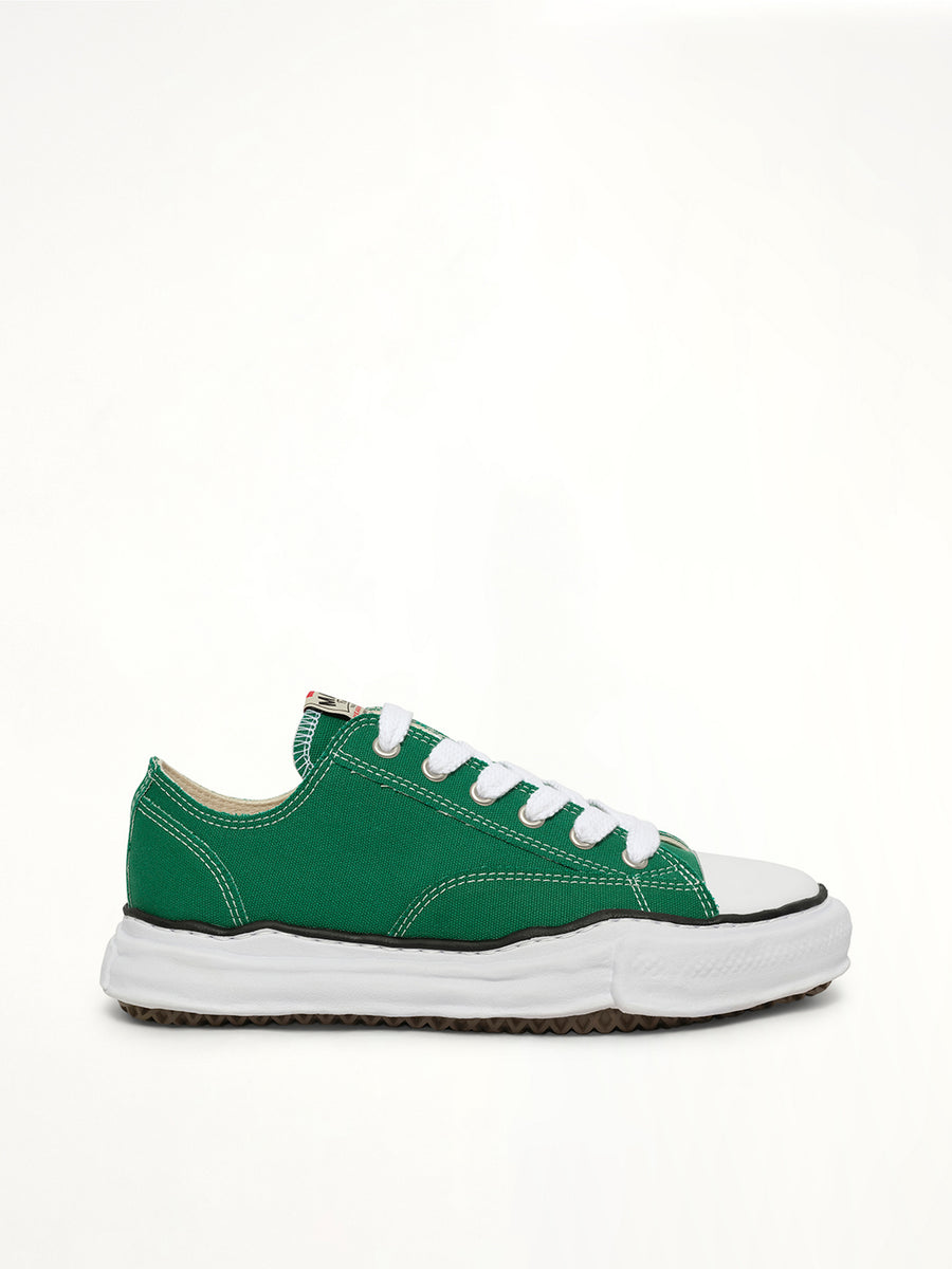 Peterson OG Sneaker in Cl Green Side View | MAISON MIHARA YASUHIRO