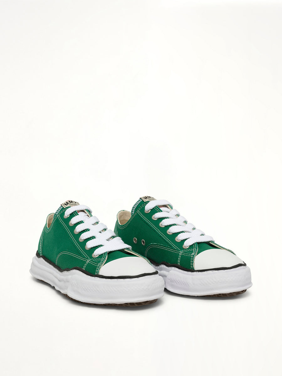 Peterson OG Sneaker in Cl Green Front View | MAISON MIHARA YASUHIRO