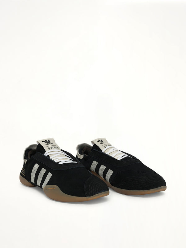 SFTM Taekwondo Sneaker in Black Front View | SONG FOR THE MUTE