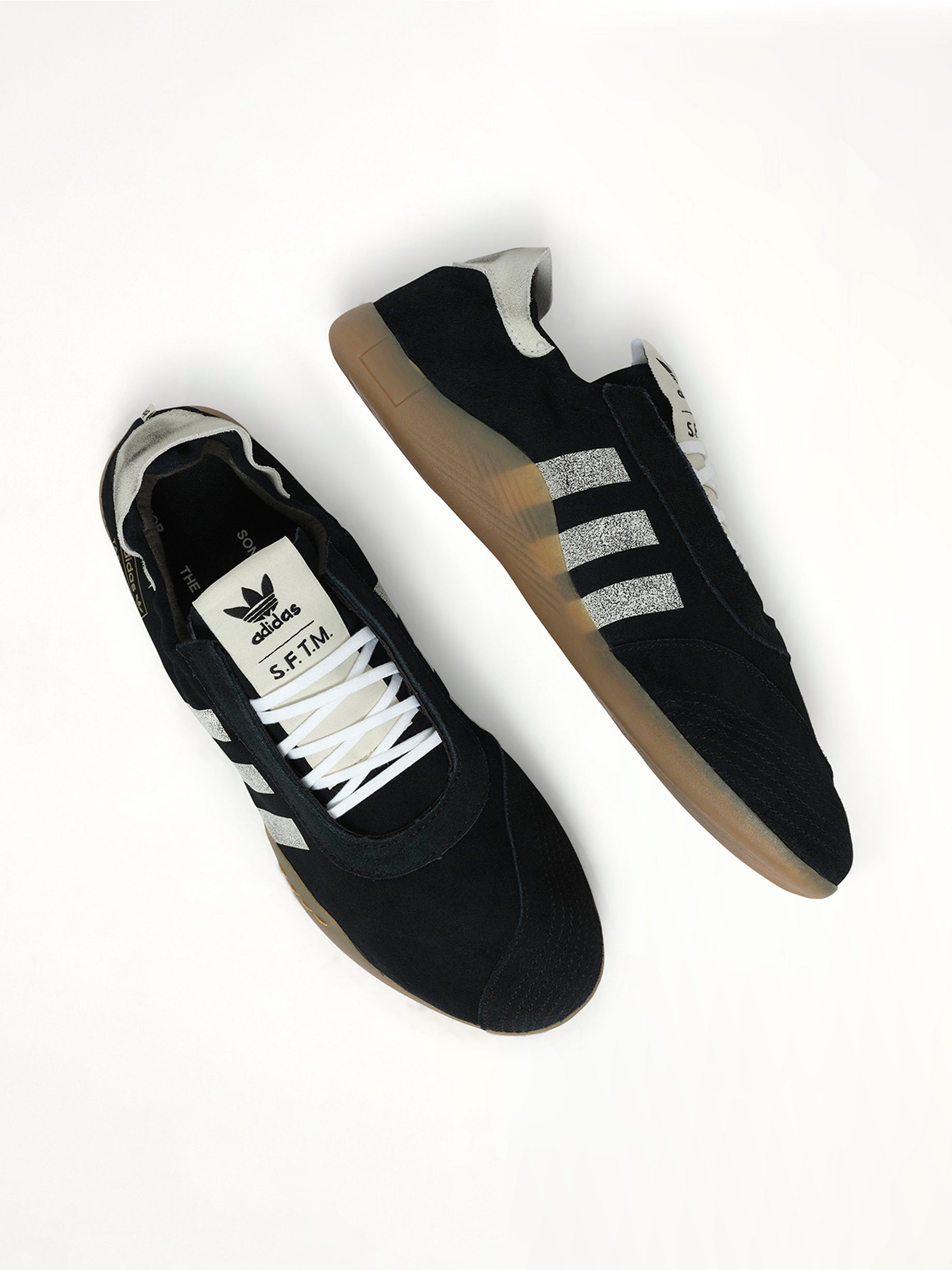 SFTM Taekwondo Sneaker in Black Top View | SONG FOR THE MUTE