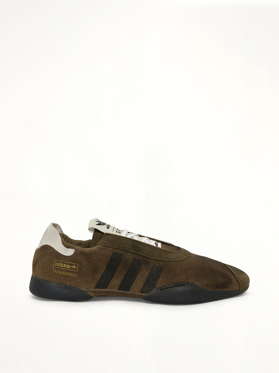 SFTM Taekwondo Sneaker in Olive Side View | SONG FOR THE MUTE